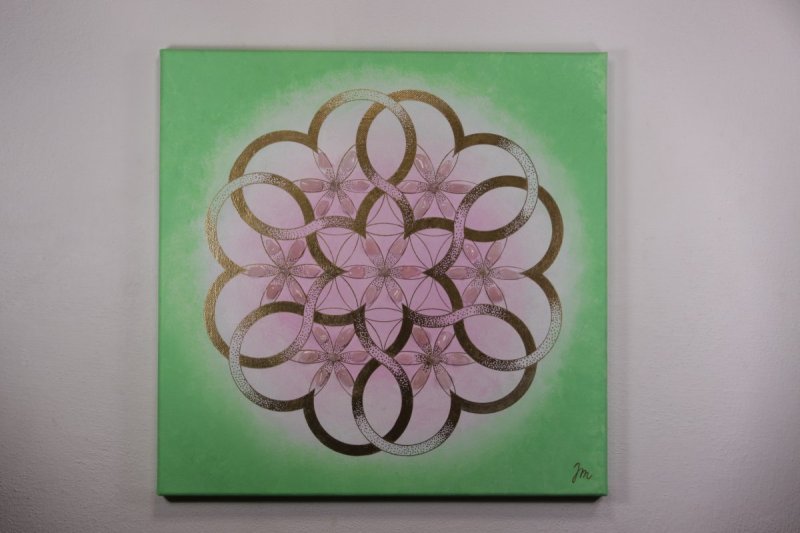 Spojená srdce — mandala lásky